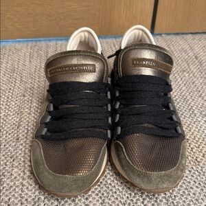 Brunello Cucinelli women’s suede and mesh Sneakers: excellent condition